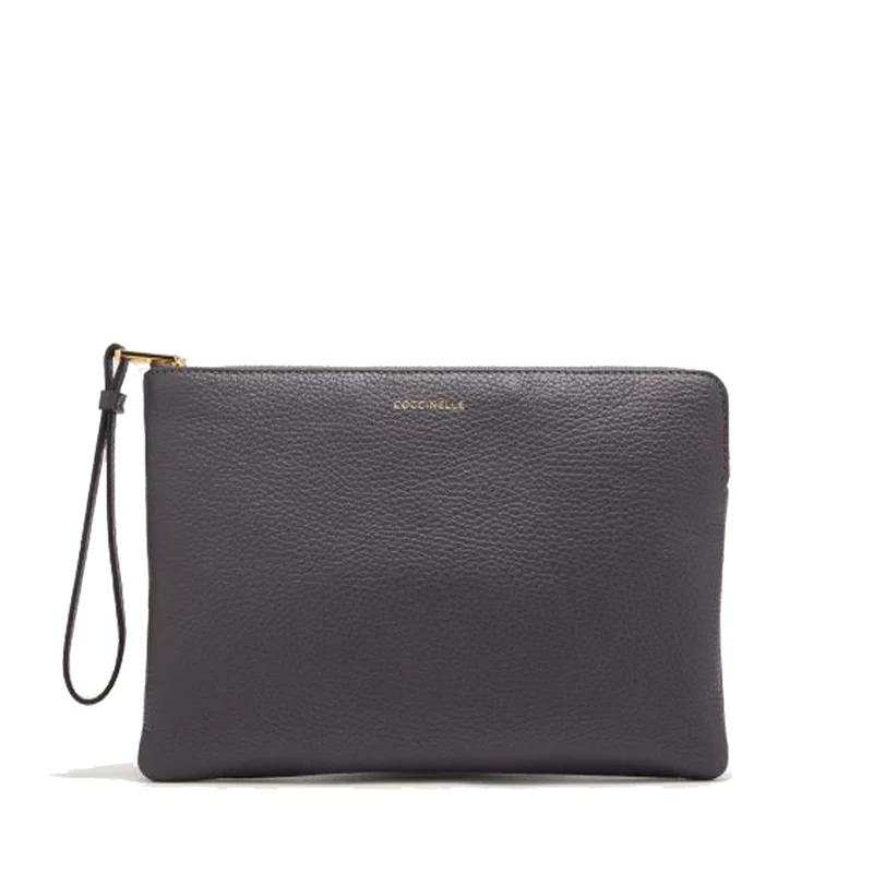 Pochette Donna COCCINELLE in Pelle Ardesia Linea Alias
