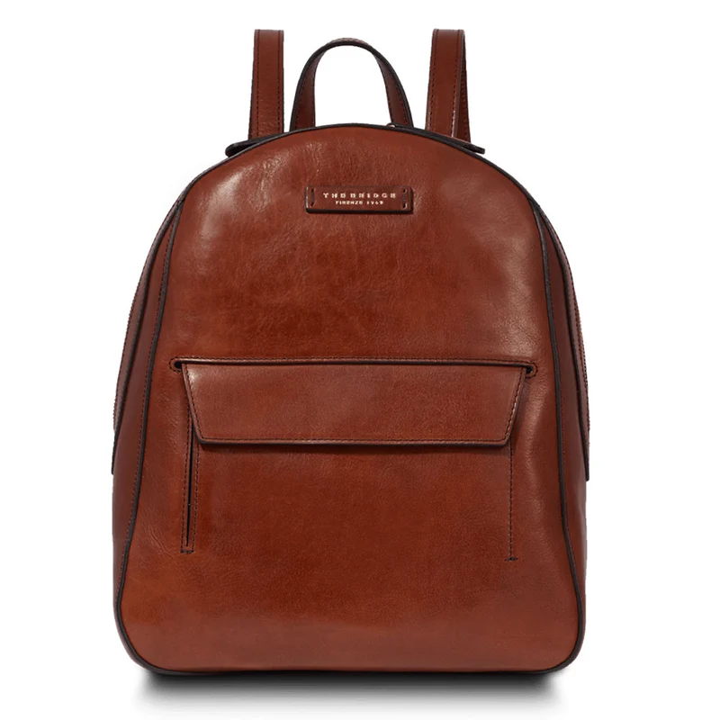 Zaino Donna THE BRIDGE linea Diana in Pelle Marrone