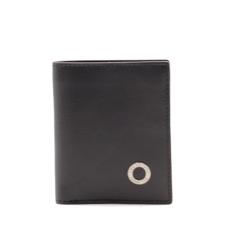 Porta Carte Uomo Verticale THE BRIDGE linea Biagio in Pelle Nera
