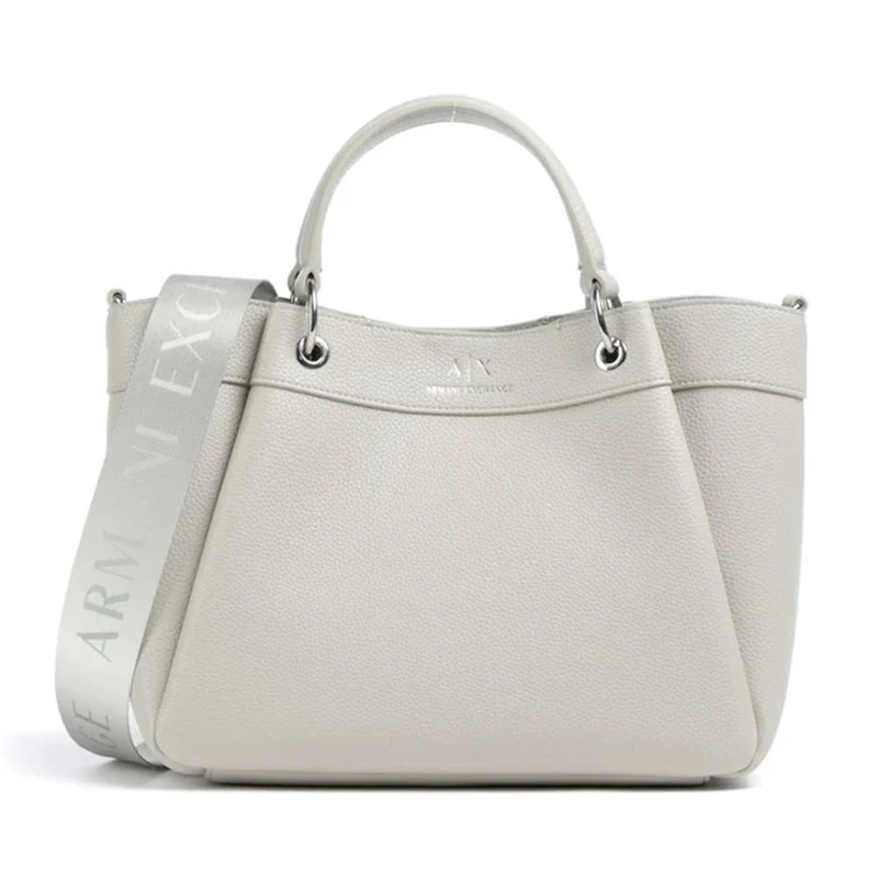 Borsa Donna a Mano con Tracolla Logata ARMANI EXCHANGE Colore Dust