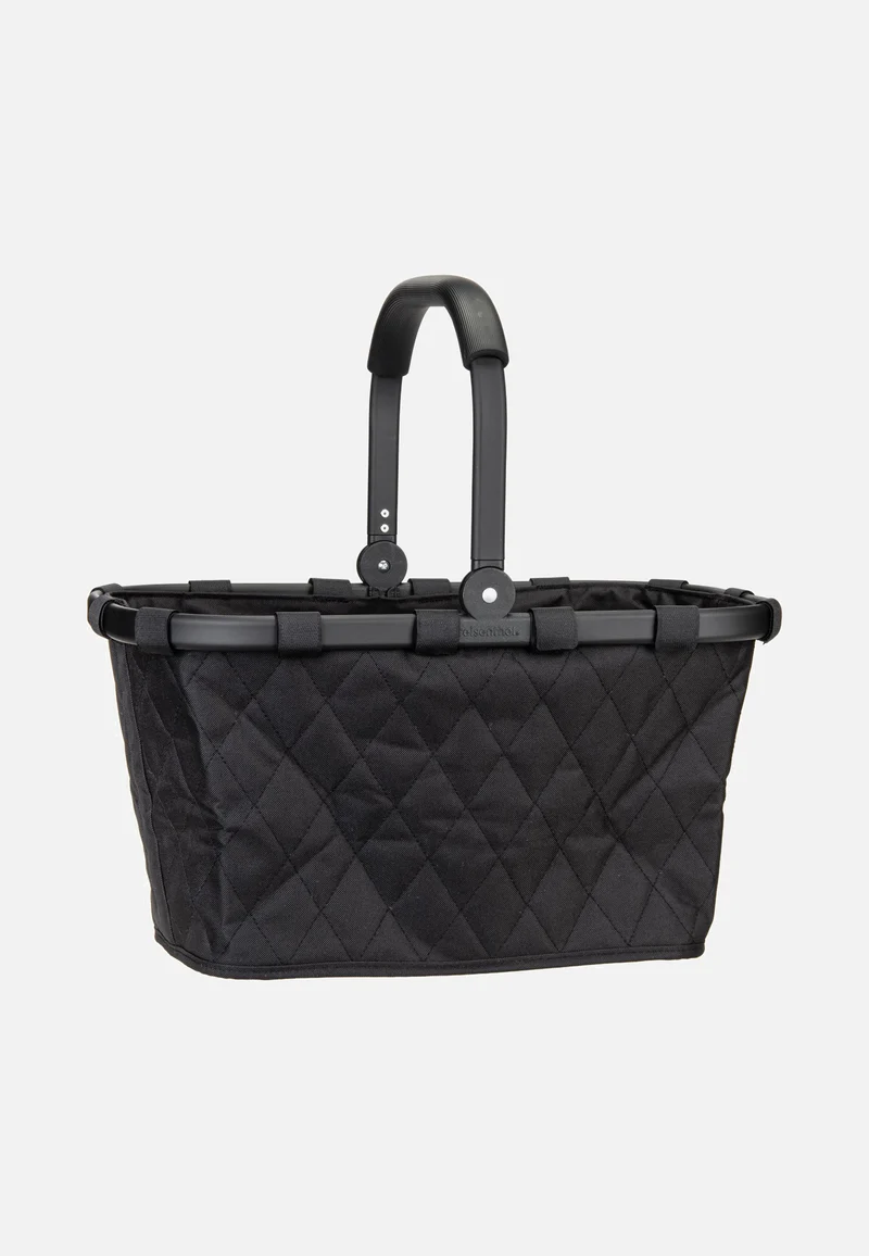 Carrybag Rhombus Black - Shopping Basket