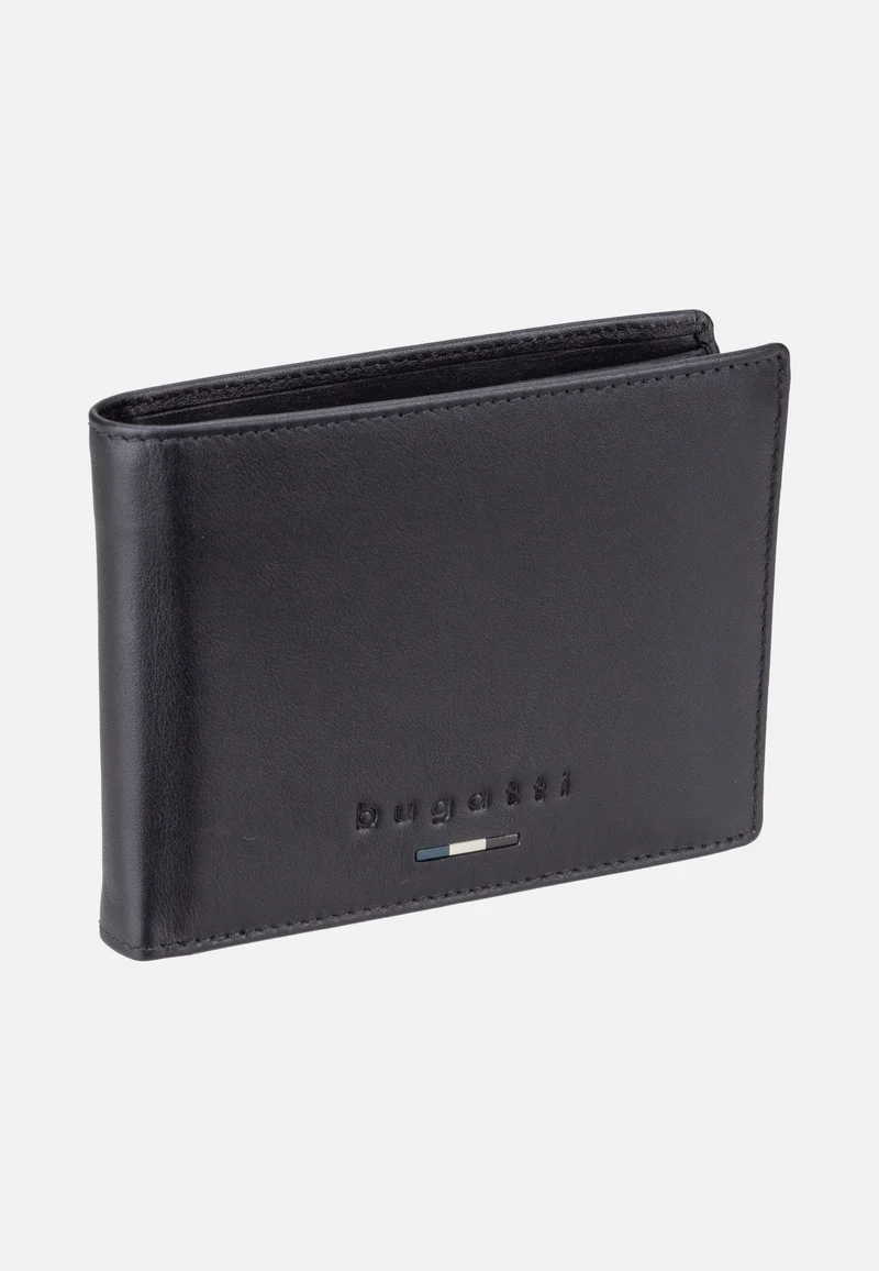 Romeo Airtag Wallet With Flap Black - Wallet