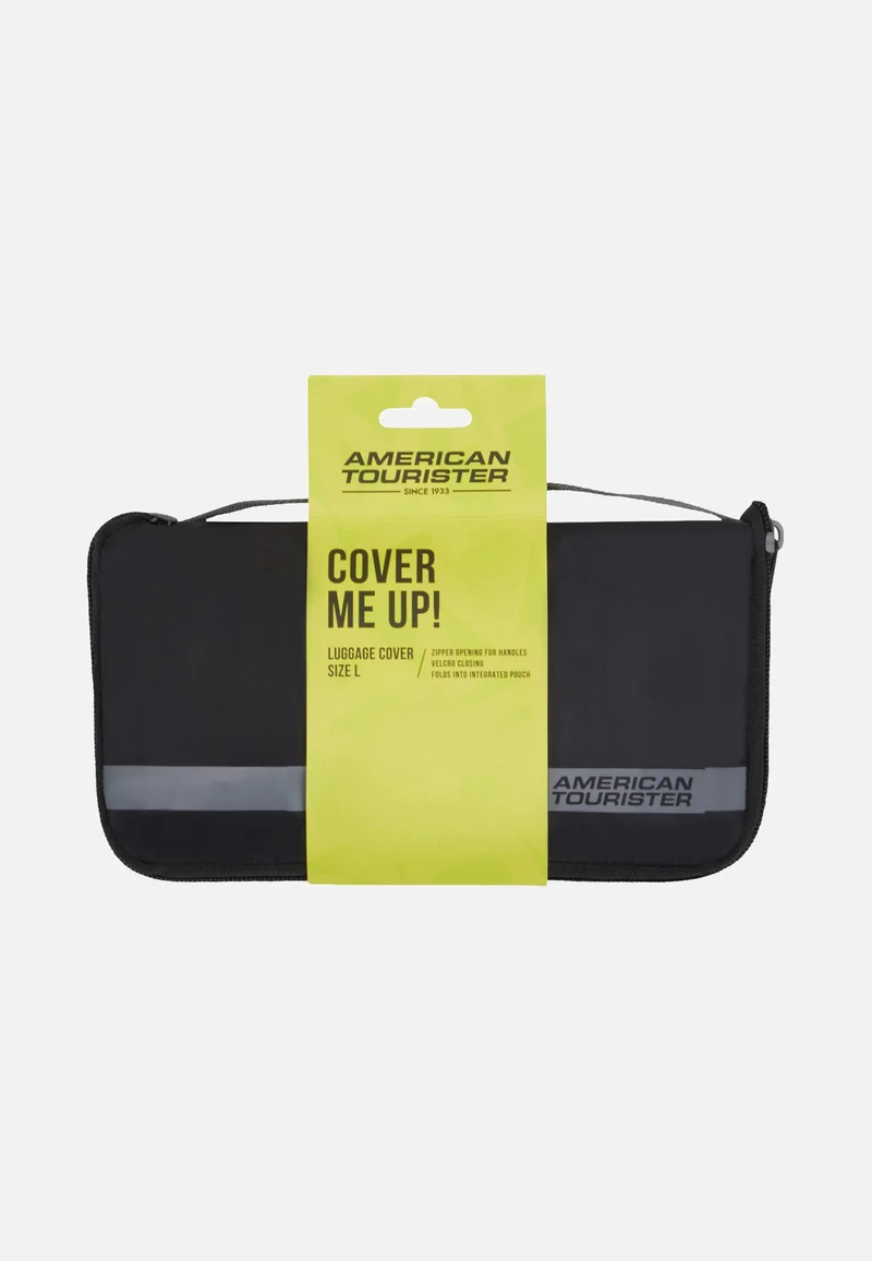 Foldable L Black/Grey - Luggage Cover