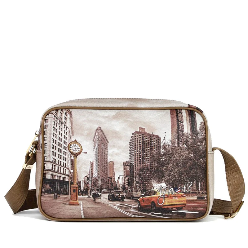 Borsa Donna a Tracolla Y NOT YES-440 stampa Golden Time