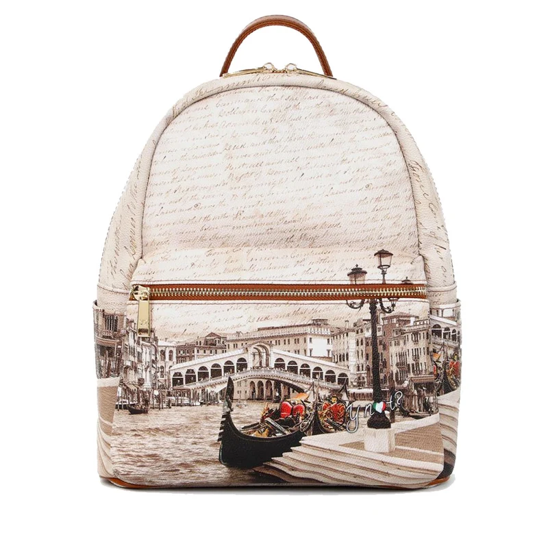 Zaino Donna Piccolo Y NOT YES-380 stampa Venice Postcard