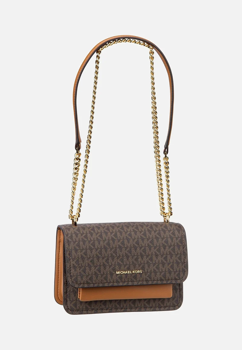 Claire SM Xbody MK Signature Brown/Acorn - Evening Bag