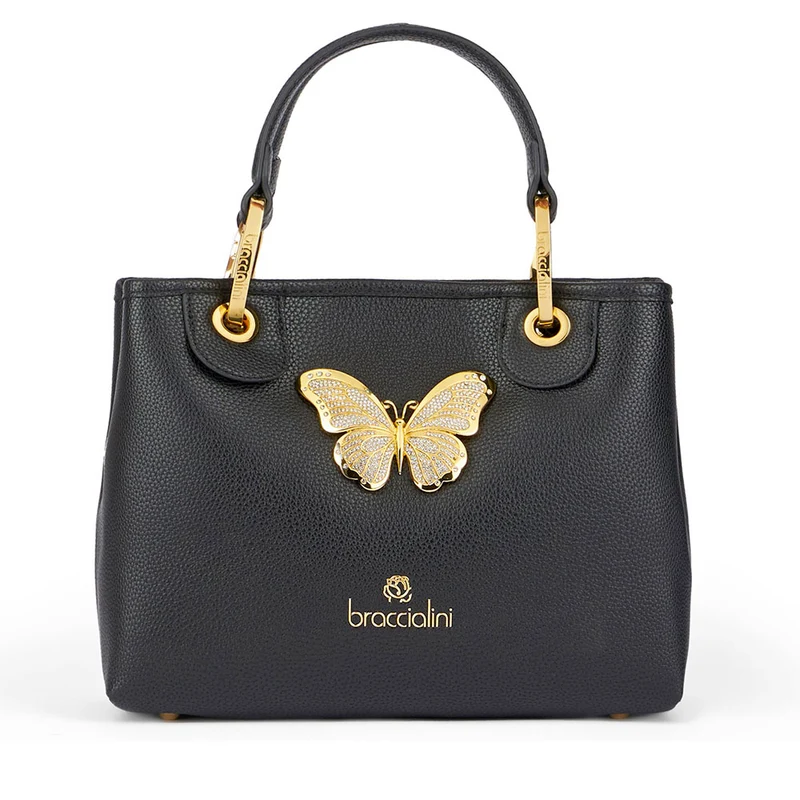 Borsa Donna a Mano Small BRACCIALINI linea Beth Jewels Nero