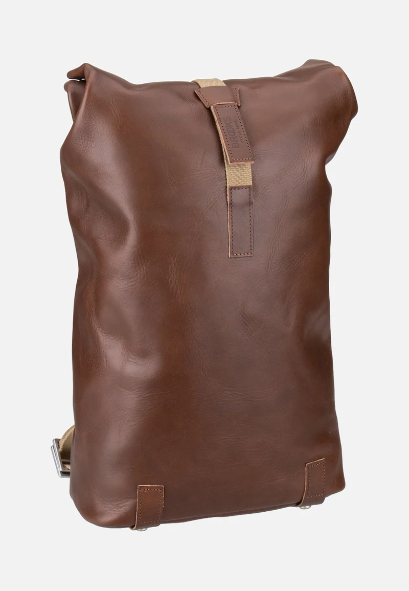 Pickwick Reflective Leather 12L Brown - Rolltop Backpack