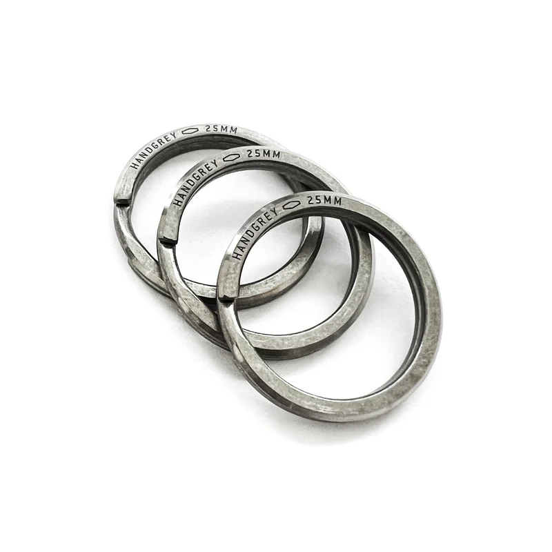 Titanium Keyrings 3-Pack