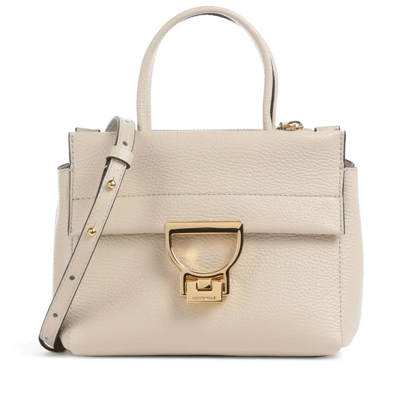 Borsa Donna a Mano COCCINELLE in Pelle linea Arlettis Colore Sandshell Misura Piccola