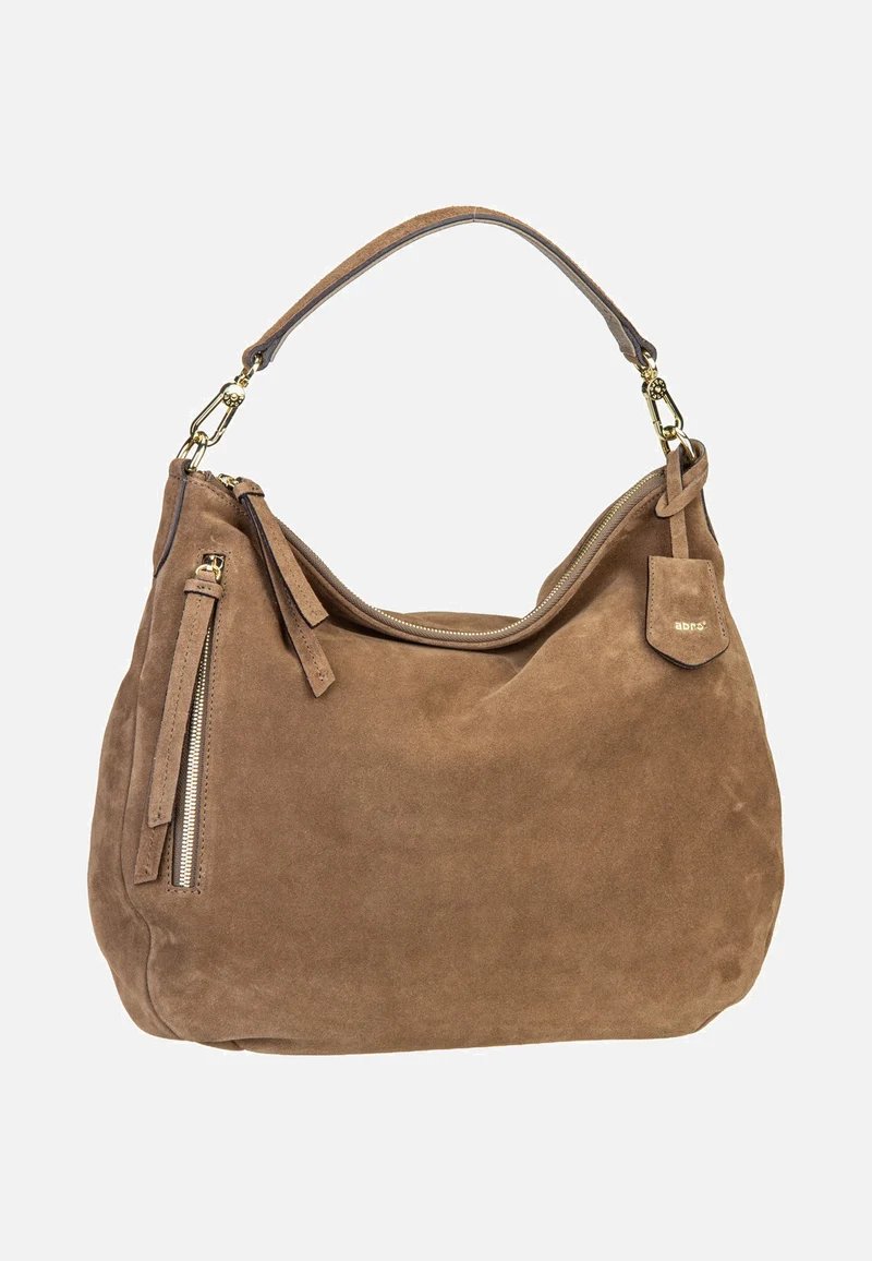 Juna Big Suede Khaki - Hobo Bag