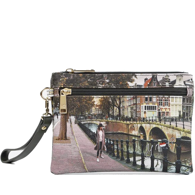 Pochette Media Donna con Zip Y NOT YES-343 Amsterdam Bridge