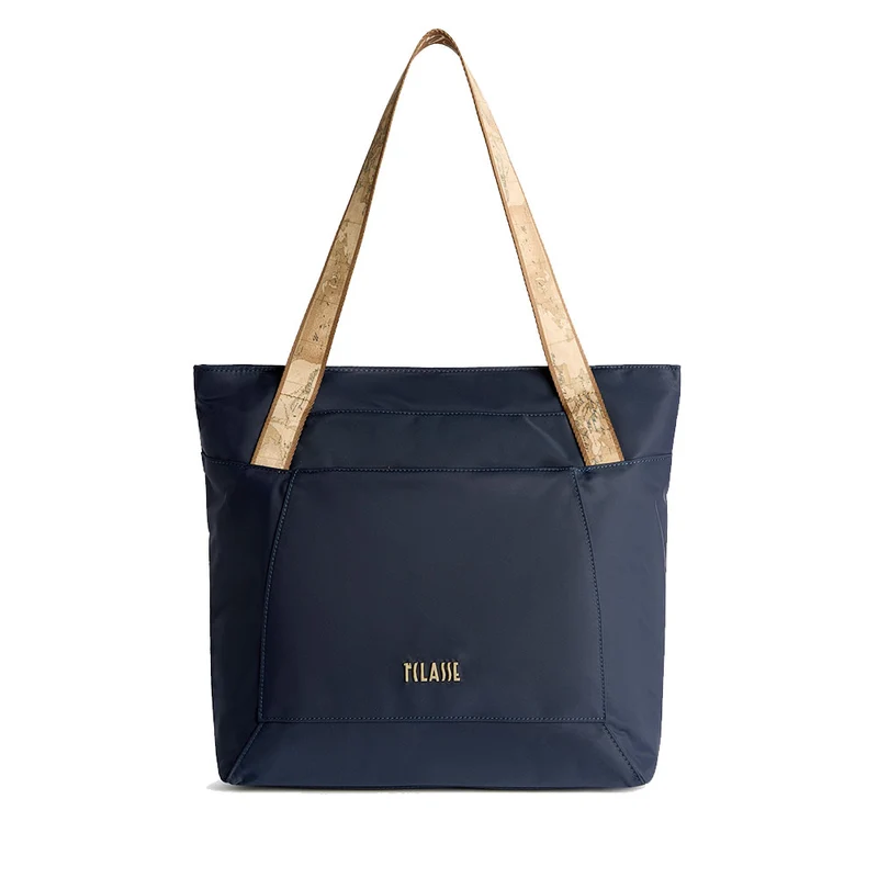 Shopping Bag Donna 1A Classe Alviero Martini linea Stormy Nylon Blu Notte LD19