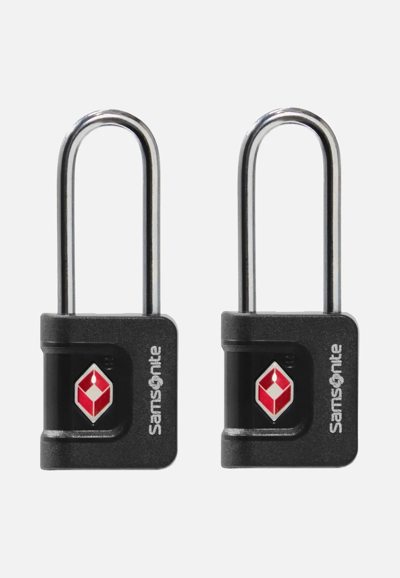 Key Lock TSA Pack Of 2 Black - Lock