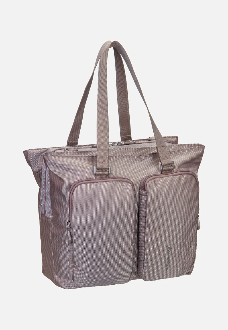 MD20 Double Zip QMT73 Taupe - Shopper