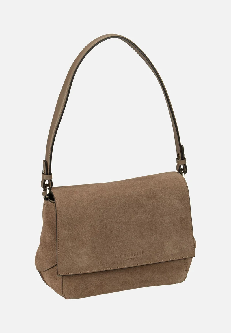 Lilly CB M Suede Neutral Gray - Shoulder Bag