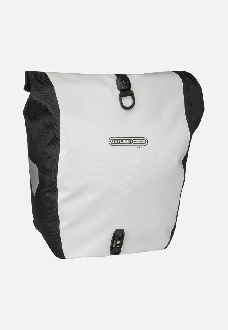 Back-Roller Weiß Schwarz - Bike Bag