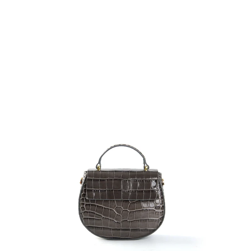 GREY MINI CLEO BAG
