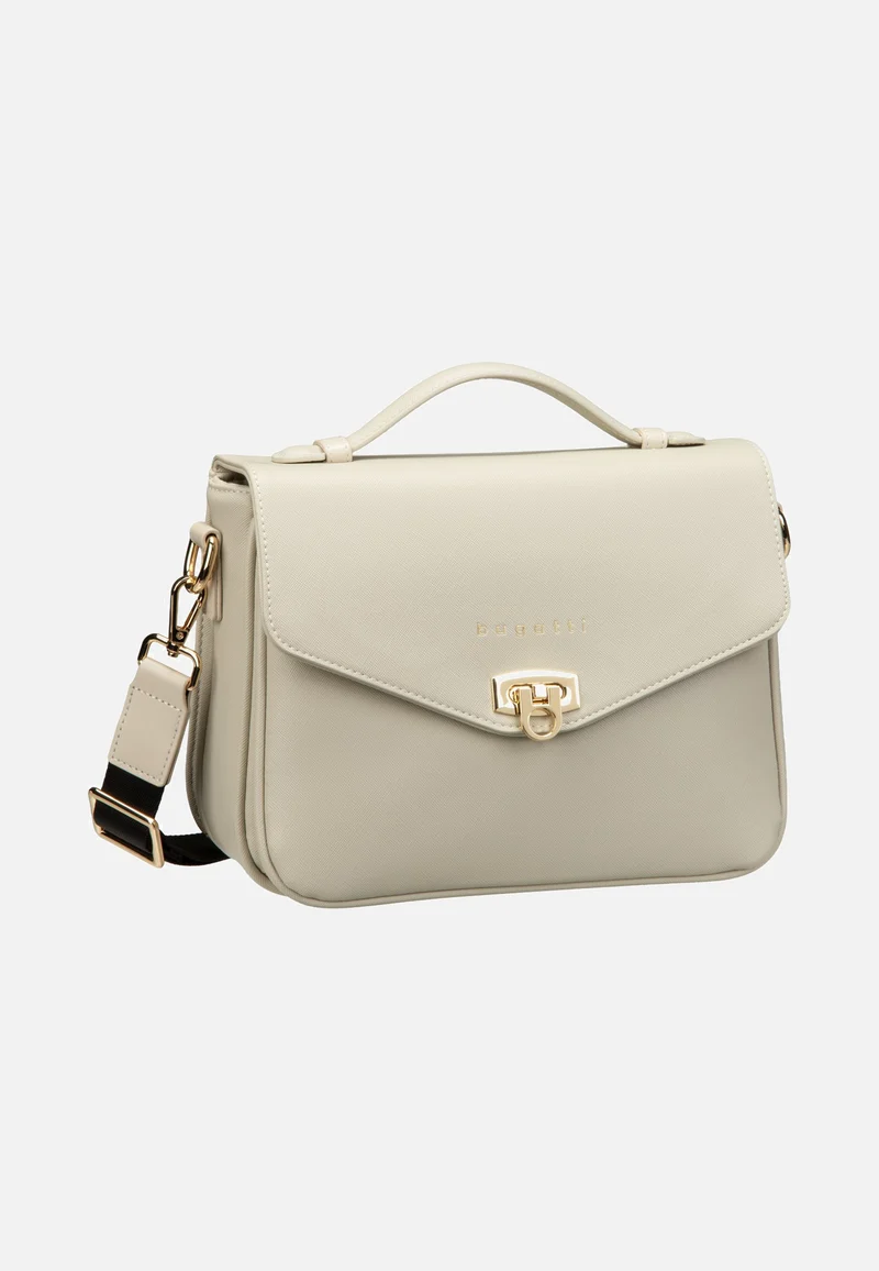 Ella Saffiano Classic Bag Beige - Shoulder Bag