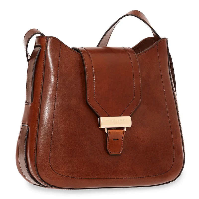 Borsa Donna Hobo a Spalla THE BRIDGE linea Benedetta in Pelle Marrone