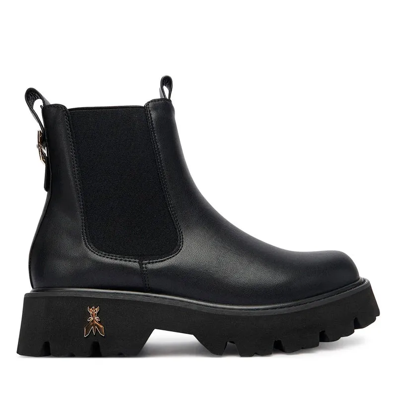 Stivaletti Beatles PATRIZIA PEPE Girl linea Fly Back in Pelle Nera