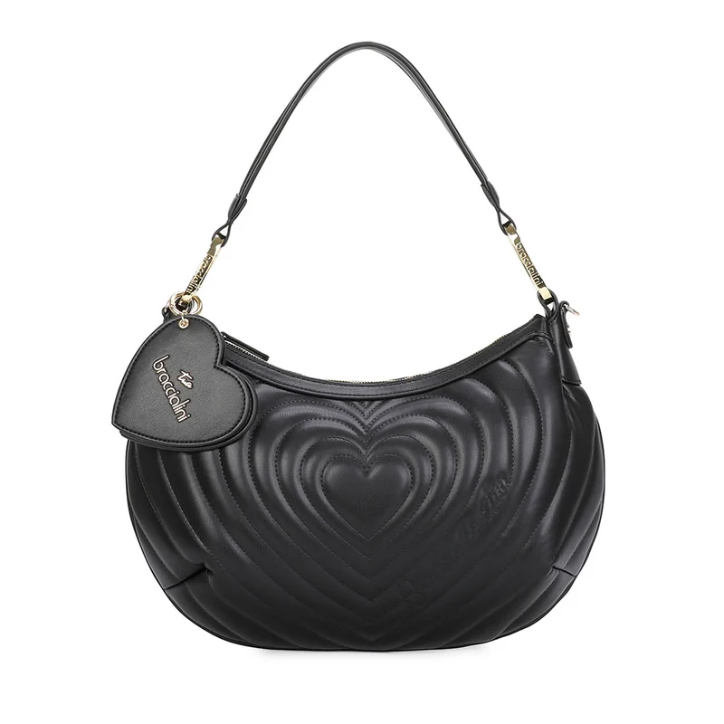 Borsa Donna a Spalla BRACCIALINI linea Beth Matelassé Nera
