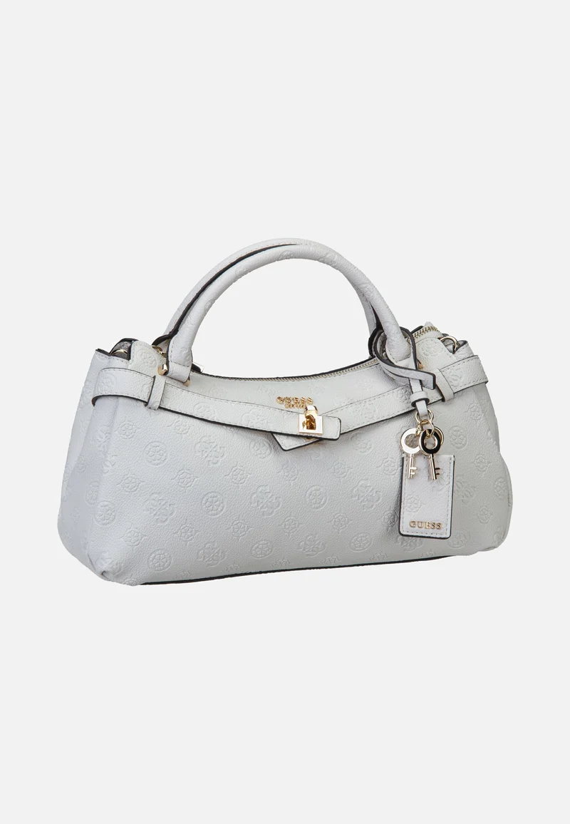 Ella Logo Girlfriend Satchel 46050 Stone Logo - Handle Bag
