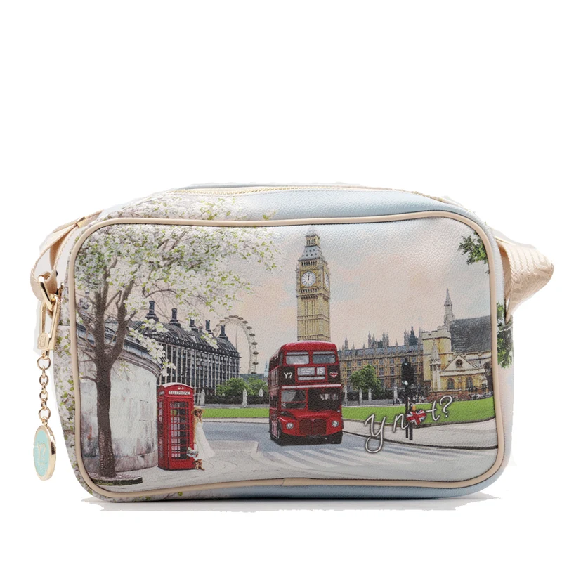 Borsa Donna a Tracolla Y NOT YES-440 stampa London