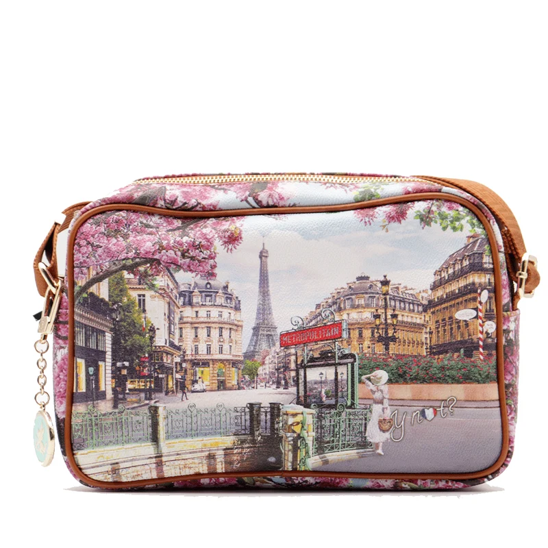 Borsa Donna a Tracolla Y NOT YES-440 stampa Emily in Paris