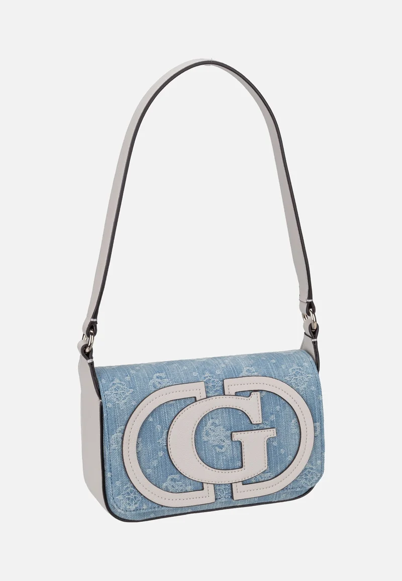 Ruby Flap 40190 Denim Logo - Shoulder Bag