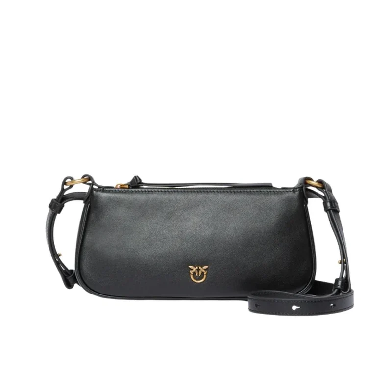 Borsa a tracolla Mini Half Moon in pelle