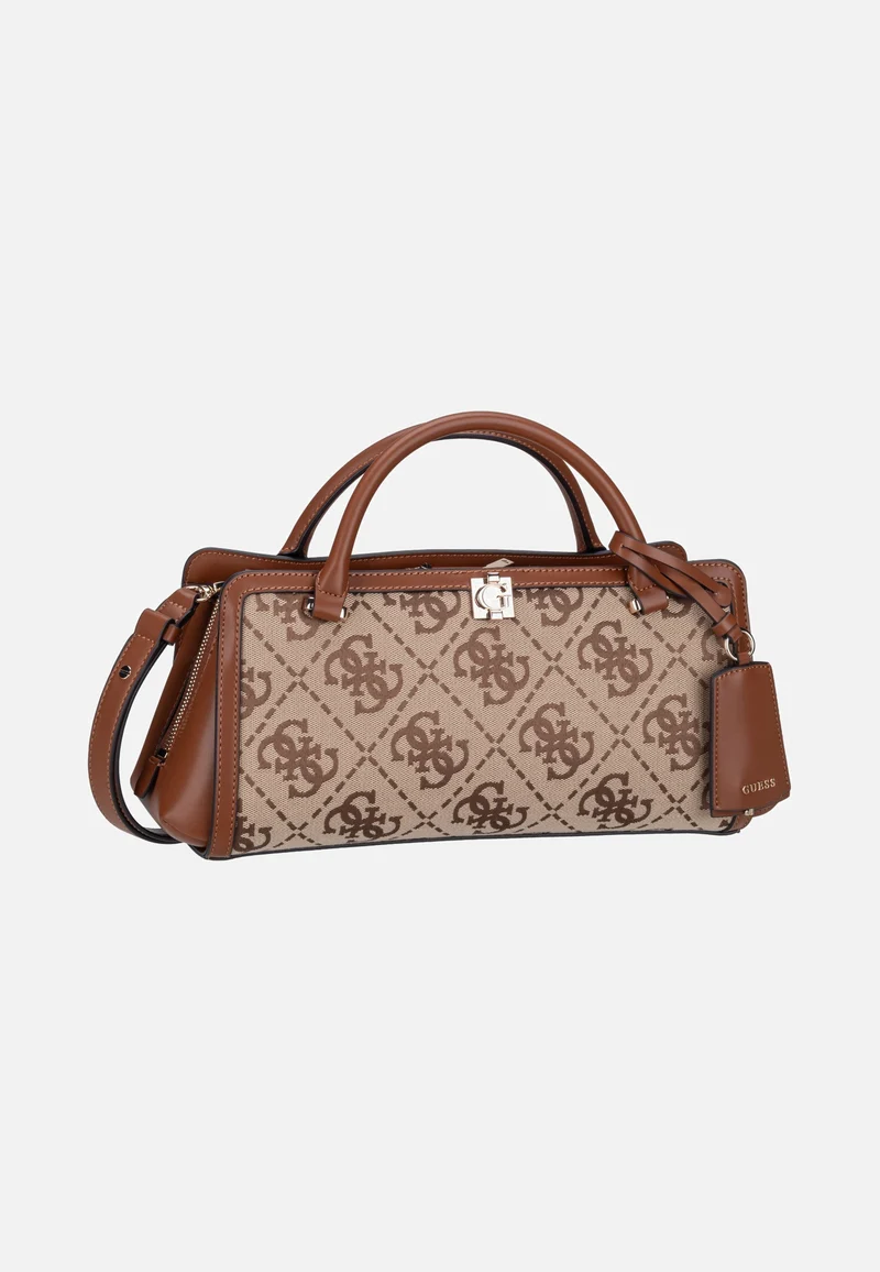 Audrey Logo Small Girlfriend 55060 Latte Logo - Handle Bag