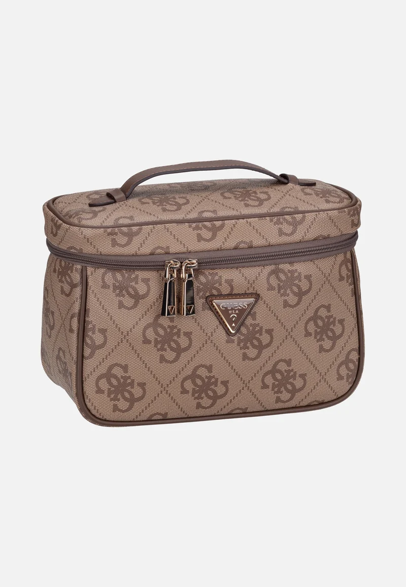 Berta Train 88039 Latte Logo/Brown - Toiletry Bag