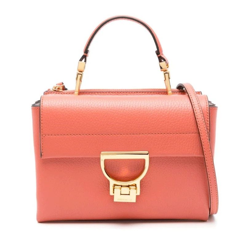 Borsa Donna a Mano COCCINELLE in Pelle Linea Arlettis colore Grenadine Red