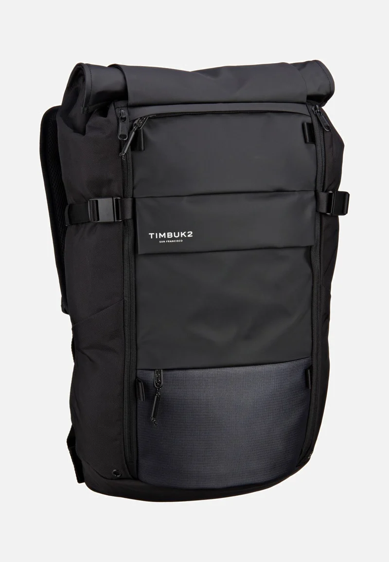Clark Pack Jet Black - Rolltop Backpack