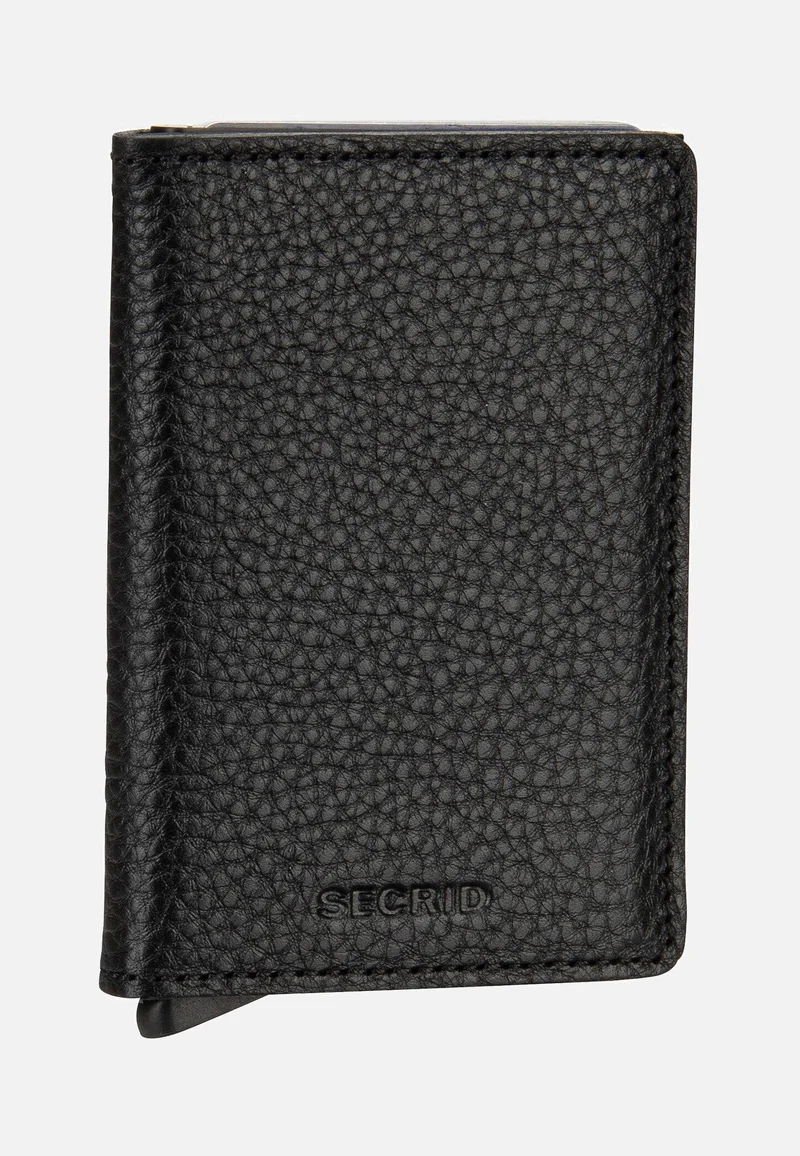 Slimwallet Veg Tanned Black-Black - Wallet