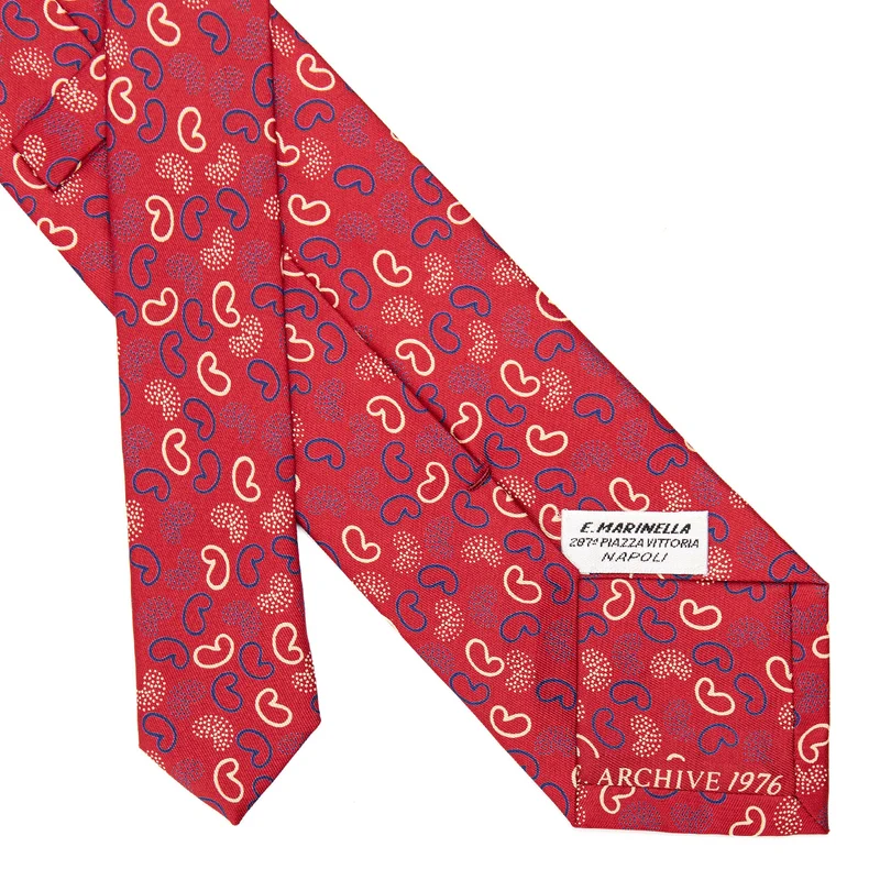 RED SILK TIE