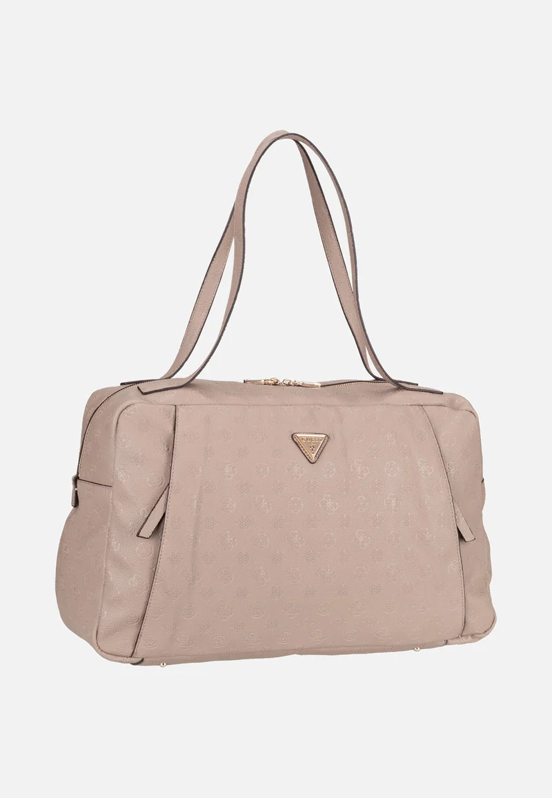 Devon 45024 Taupe Logo - Satchel