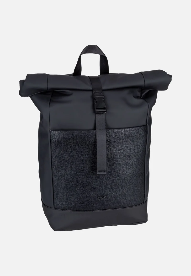 Lanciano Otis LVF Black - Rolltop Backpack