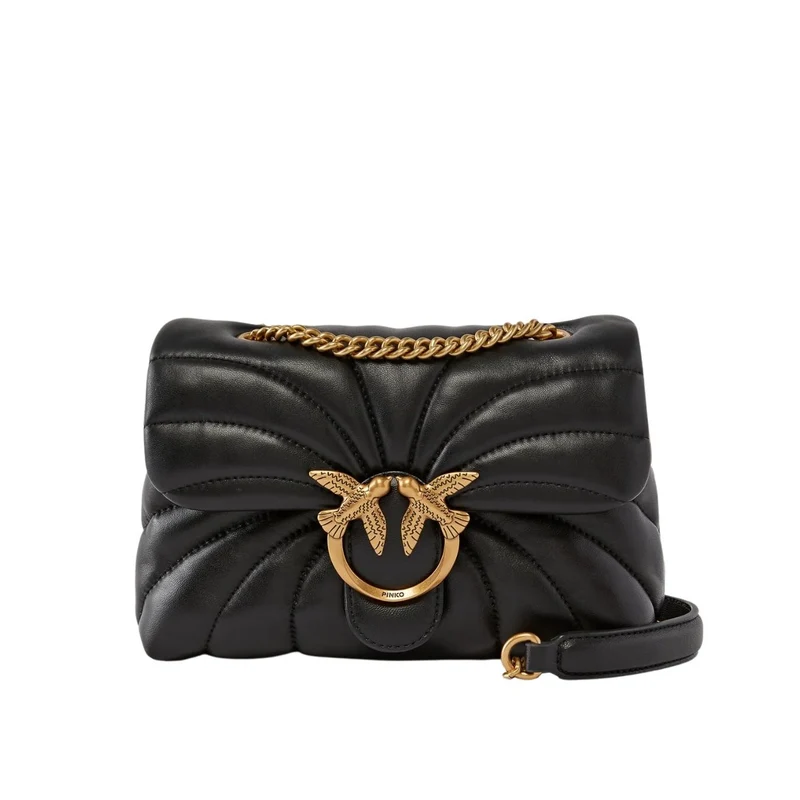 Mini Borsa Love Bag Puff Butterfly a Tracolla in Nappa