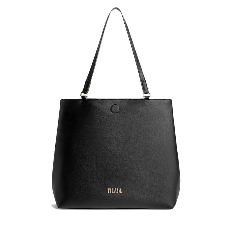 Shopping Bag Reversibile 1A Classe Alviero Martini linea Soft Twist Nera e Geo Classic LE28