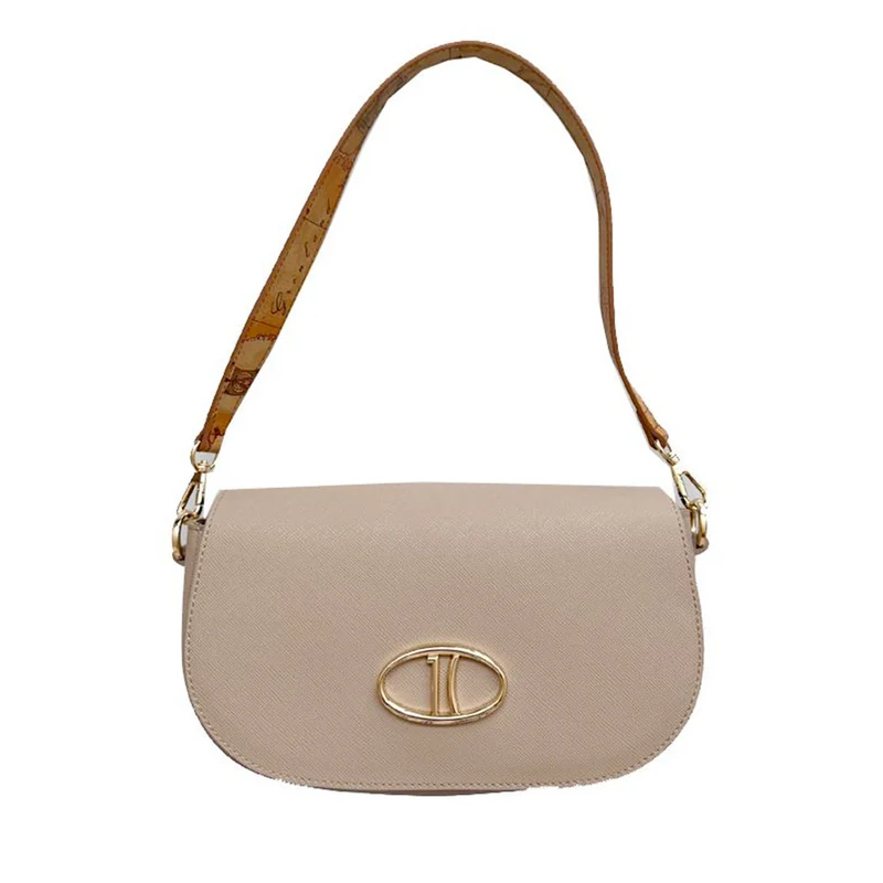 Borsa Donna a Spalla 1A Classe Alviero Martini linea Lake Bag Greige LD59