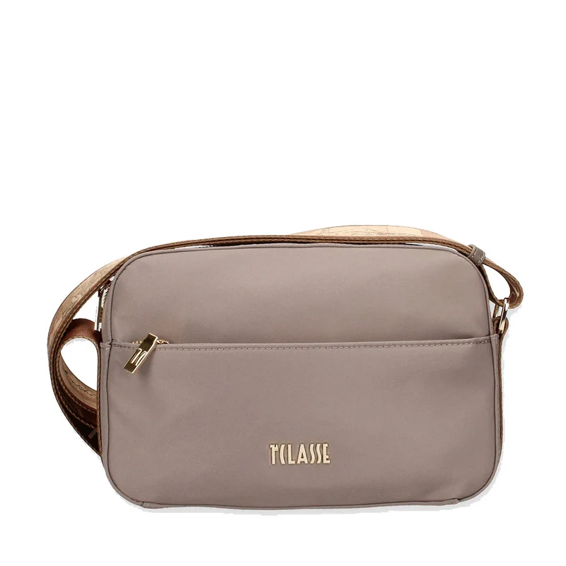 Borsa a Tracolla 1A Classe Alviero Martini linea Stormy Nylon Tortora GZ70