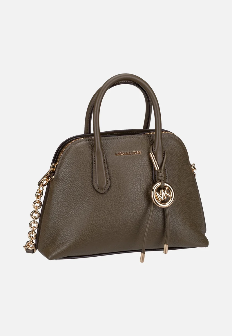 Freddie Medium Dome Chn Stchl Loden - Handle Bag