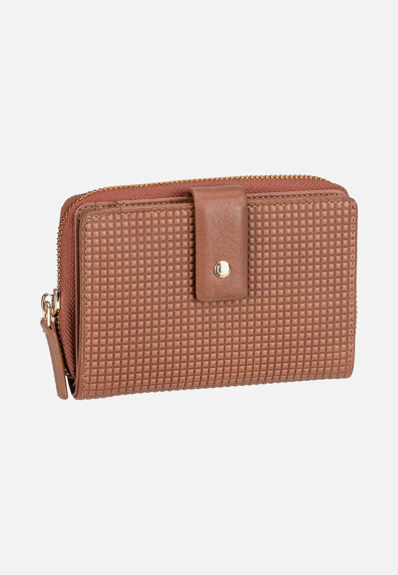 Noemi Ladies Zip Wallet M Cognac - Wallet
