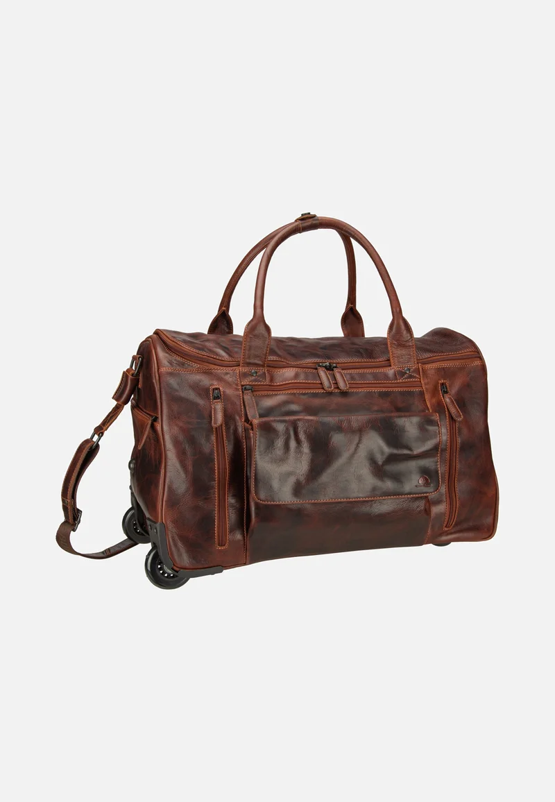 Rugged Trolley Traveller Teak Brown - Travel Bag with Wheels
