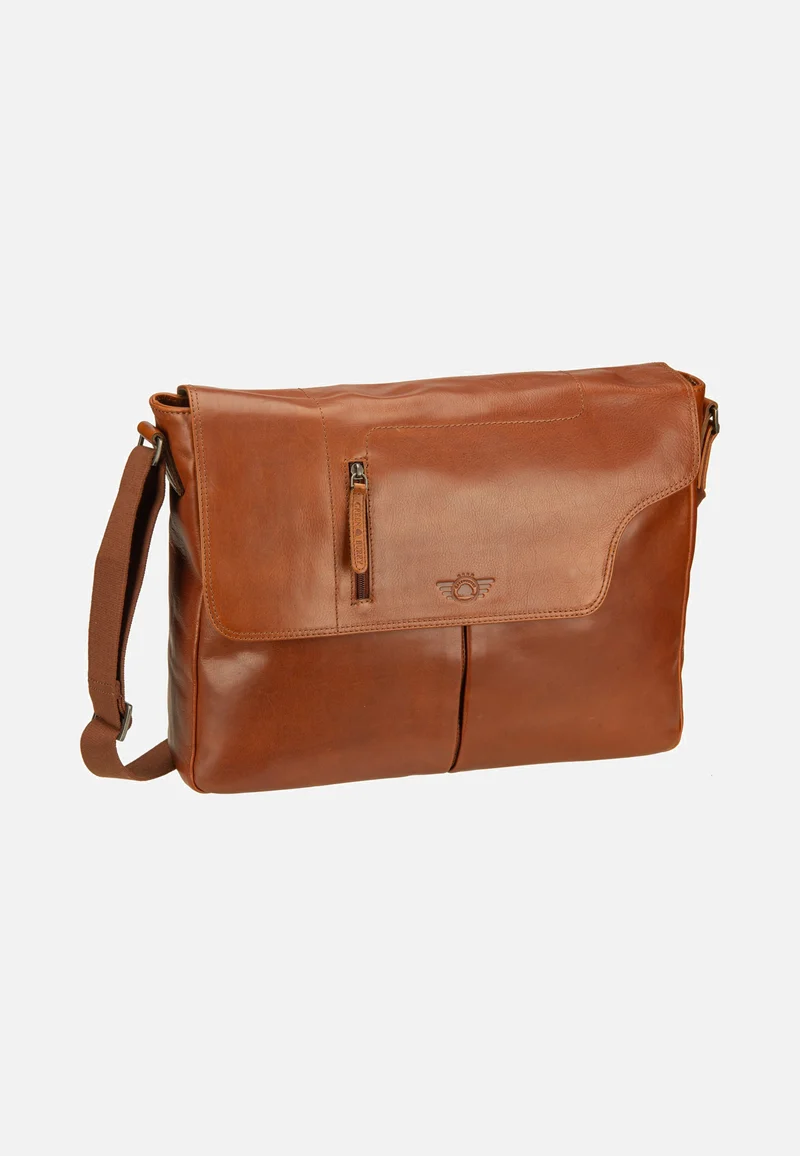 Waxy Vintage A4 Messenger Tobacco Nut - Shoulder Bag
