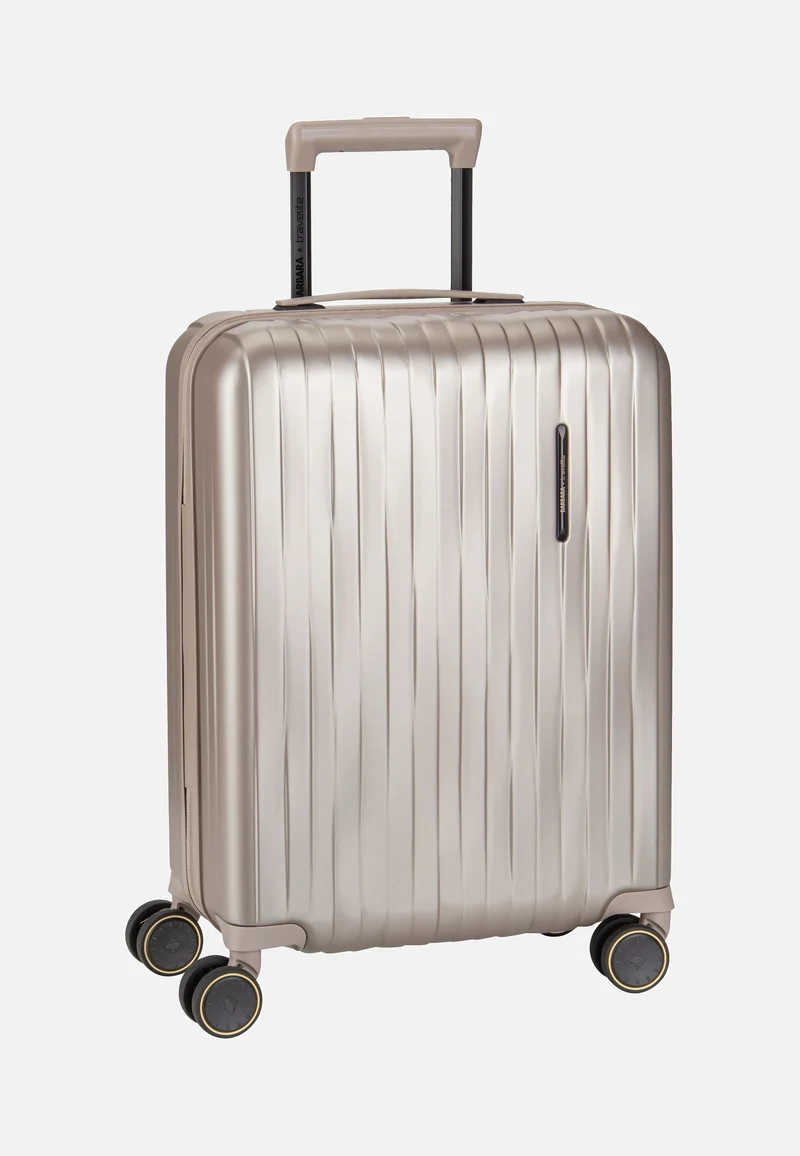 Barbara Novelty 4W Trolley S Satin Nude - Suitcase