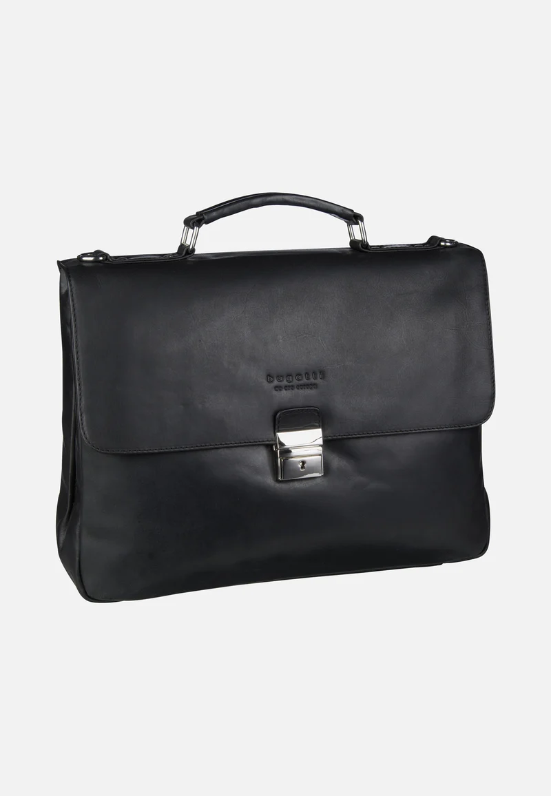 Romano Medium Schwarz - Briefcase