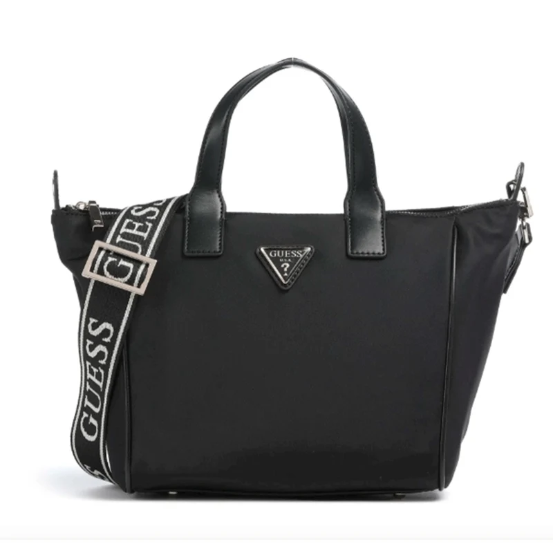 Borsa Donna a Mano in Tessuto GUESS Linea Follie colore Nero